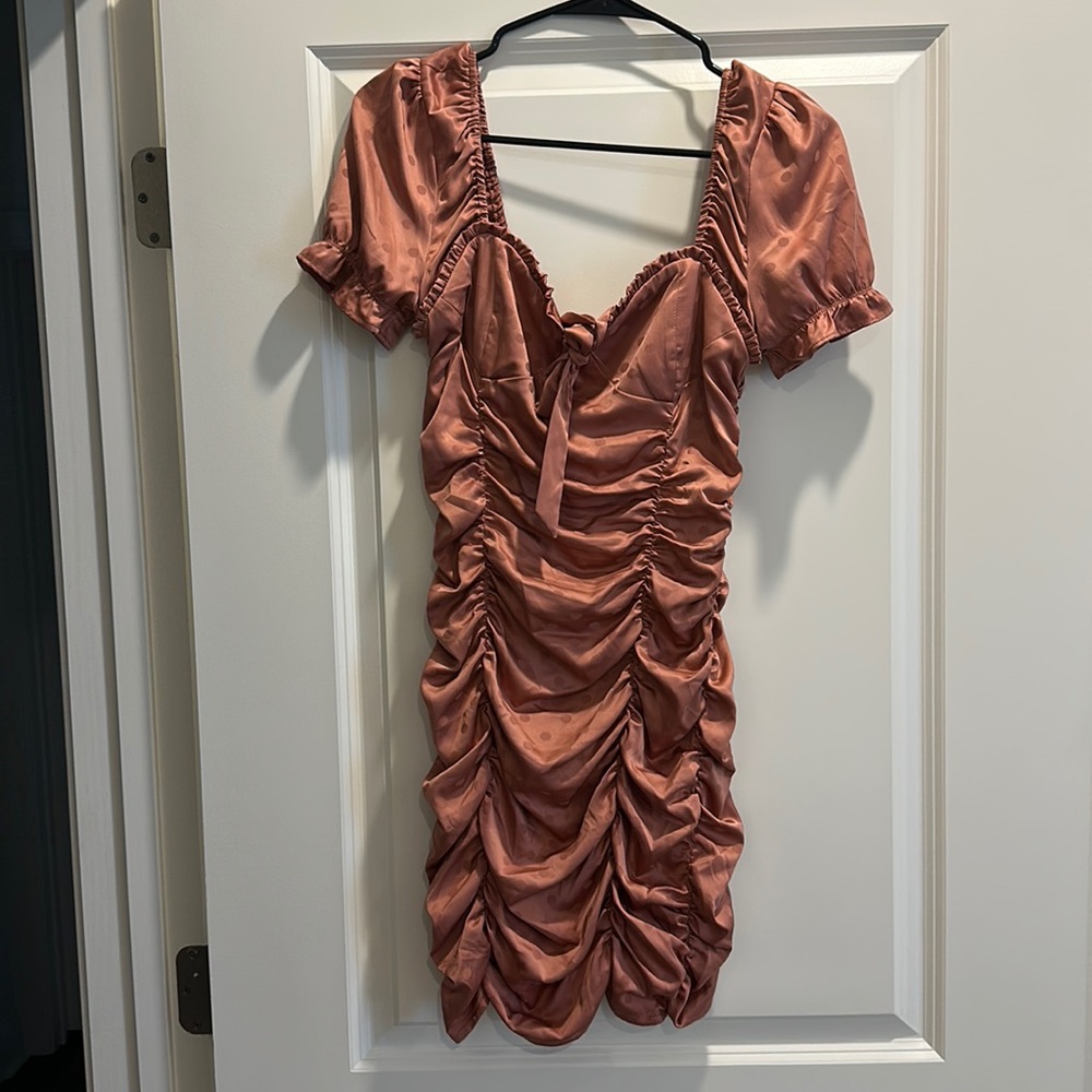 Mauve Silk Dress